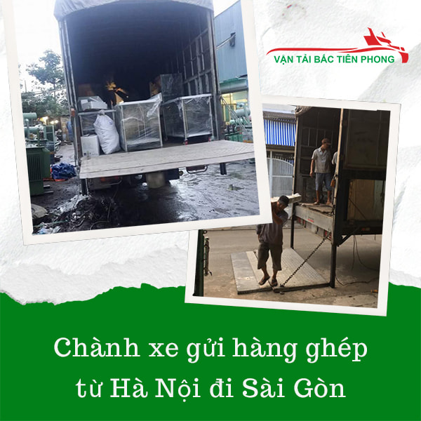 Hình ảnh xe tải vận chuyển đi Sài Gòn.