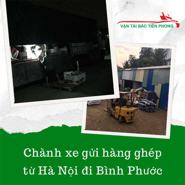 Hình ảnh xe tải vận chuyển đi Bình Phước.