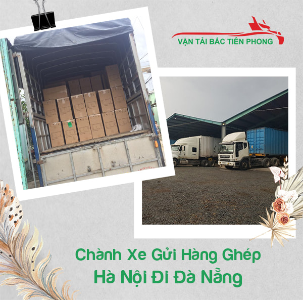 Hình ảnh xe tải chở hàng ra Đà Nẵng.