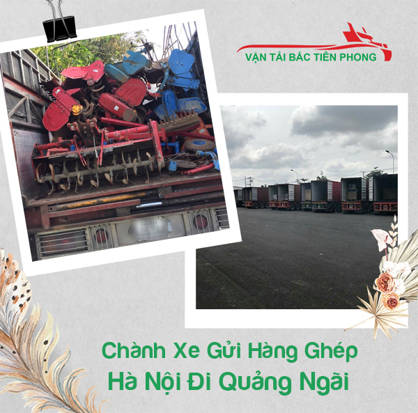Hình ảnh xe tải chở hàng ra Quảng Ngãi.
