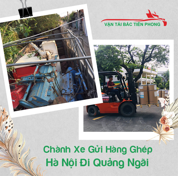 Hình ảnh xe tải vận chuyển đi Quảng Ngãi.