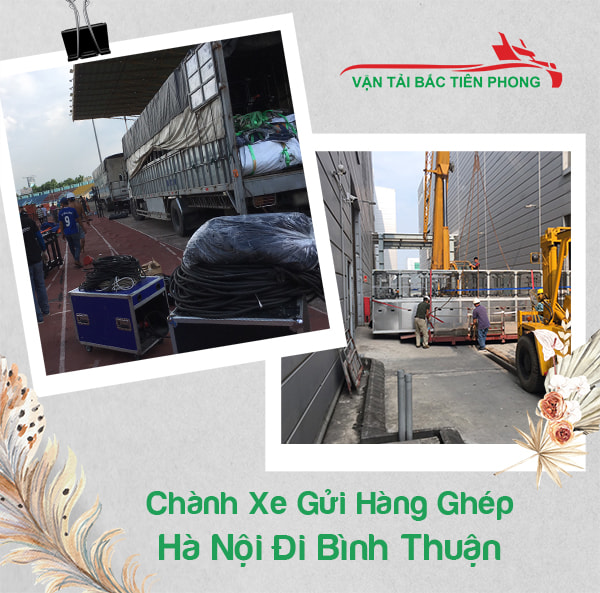 Hình ảnh xe tải vận chuyển đi Bình Thuận.