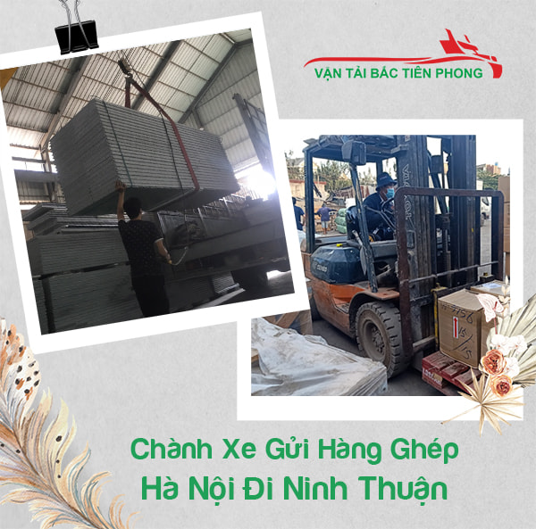Hình ảnh xe tải vận chuyển đi Ninh Thuận.