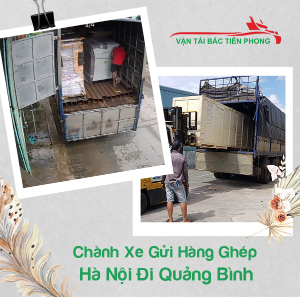 Hình ảnh xe tải chở hàng ra Quảng Bình.