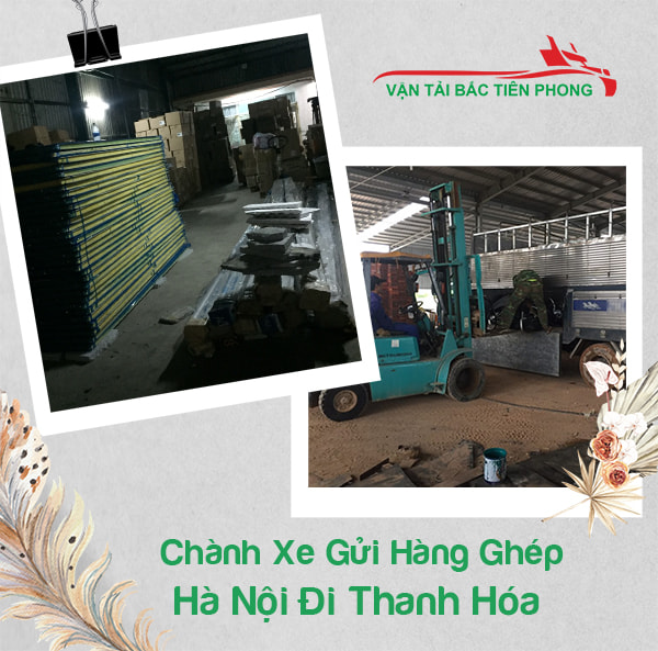 Hình ảnh xe tải chở hàng ra Thanh Hóa.